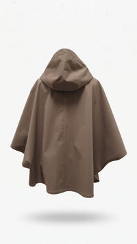 Poncho imperméable élégant en coton