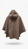 Poncho imperméable élégant en coton