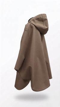 Poncho imperméable élégant en coton