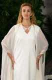 Robe élégante en tissu naturel