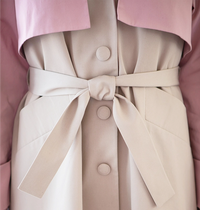Trench imperméable beige léger pour femme