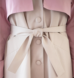 Trench imperméable beige léger pour femme