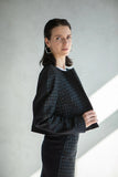 Veste courte femme en laine et cachemire – style chic et élégant